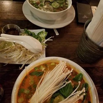 Ginger and Lemongrass - red curry noddle soup with tofu - Vietnamese Near Me - Whitestone, New York