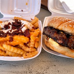 Char Cheddar Burger