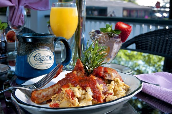2 Course Breakfast Included - Book your stay for any occasion and experience our quaint ambiance and make the Carriage House a favorite Jefferson, Texas bed and breakfast! 2 Course Breakfast Included - Book your stay for any occasion and experience our quaint ambiance and make the Carriage House a favorite Jefferson, Texas bed and breakfast!