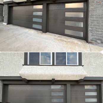 Yafa Garage Door - Garage door after we painted. Looks great even in the middle of our home face lift! - Garage Door Services Near Me - Orange, California