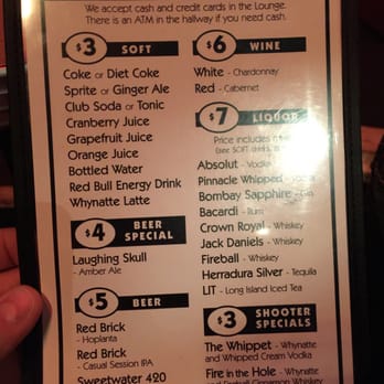 Laughing Skull Lounge - Menu and rules of the road!! - Comedy Clubs Near Me - Atlanta, Georgia