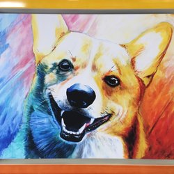 Broadway Gallery - Brilliant original acrylic pet portraits available on commission.