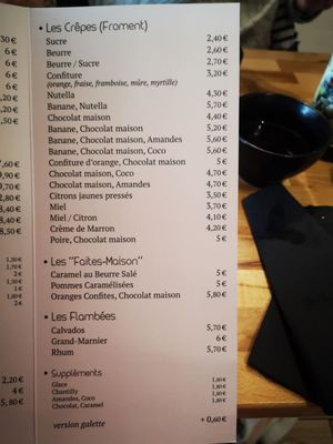 Menu photo 1 Crêperie Ker Breiz Nantes, 44 Menu photo 1 Crêperie Ker Breiz Nantes, 44
