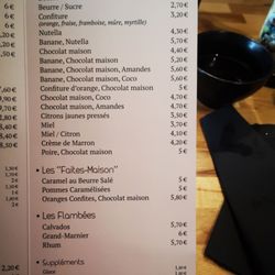 Crêperie Ker Breiz - Les crêpes sucrées