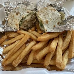 Glastonbury Pizza House - Grilled Chicken Caesar Wrap