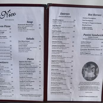 Da Nico Ristorante - Menu - Italian Near Me - New York, New York Da Nico Ristorante - Menu - Italian Near Me - New York, New York