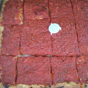 Ambler Pizza - Tomato pie. No cheese. - Pizza Near Me - Ambler, Pennsylvania Ambler Pizza - Tomato pie. No cheese. - Pizza Near Me - Ambler, Pennsylvania