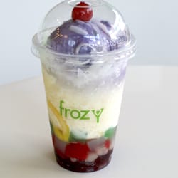 Frozy - Halo-Halo, Filipino's "mix-mix" dessert.