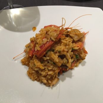 Osteria La Bettolaccia - Mushroom and red shrimp risotto - Italian Near Me - Trapani, TP