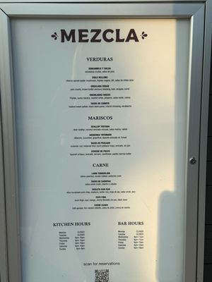 Menu photo 5 Mezcla Columbus, OH