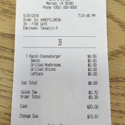 One bacon cheeseburger is almost $10 bucks!! Very expensive but very delicious. You make the call. Is it worth it?