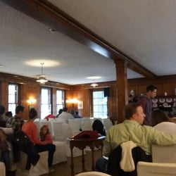 Allegheny HYP Club - Congregants filtering in. This is second floor.