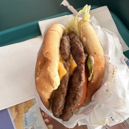 Double cheeseburger
