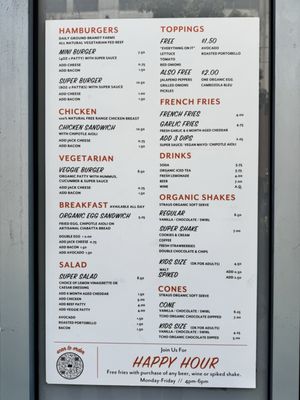 Menu photo 6 Super Duper Burgers San Francisco, CA Menu photo 6 Super Duper Burgers San Francisco, CA