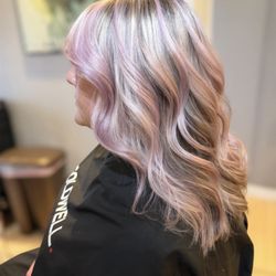 Parisian Salon & Day Spa - Icy blonde with some pop of lilac