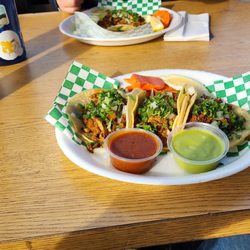 The Lemon Food Truck - Al Pastor and ChorizoTacos & Mexican Coke