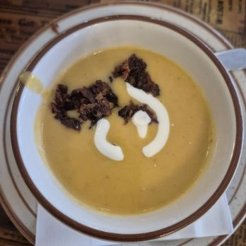 Marsh Landing Restaurant - Butter Nut Squash Bisque - Southern Near Me - Fellsmere, Florida