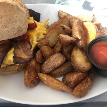 River and Woods - breakfast sandwich - New American Near Me - Boulder, Colorado
