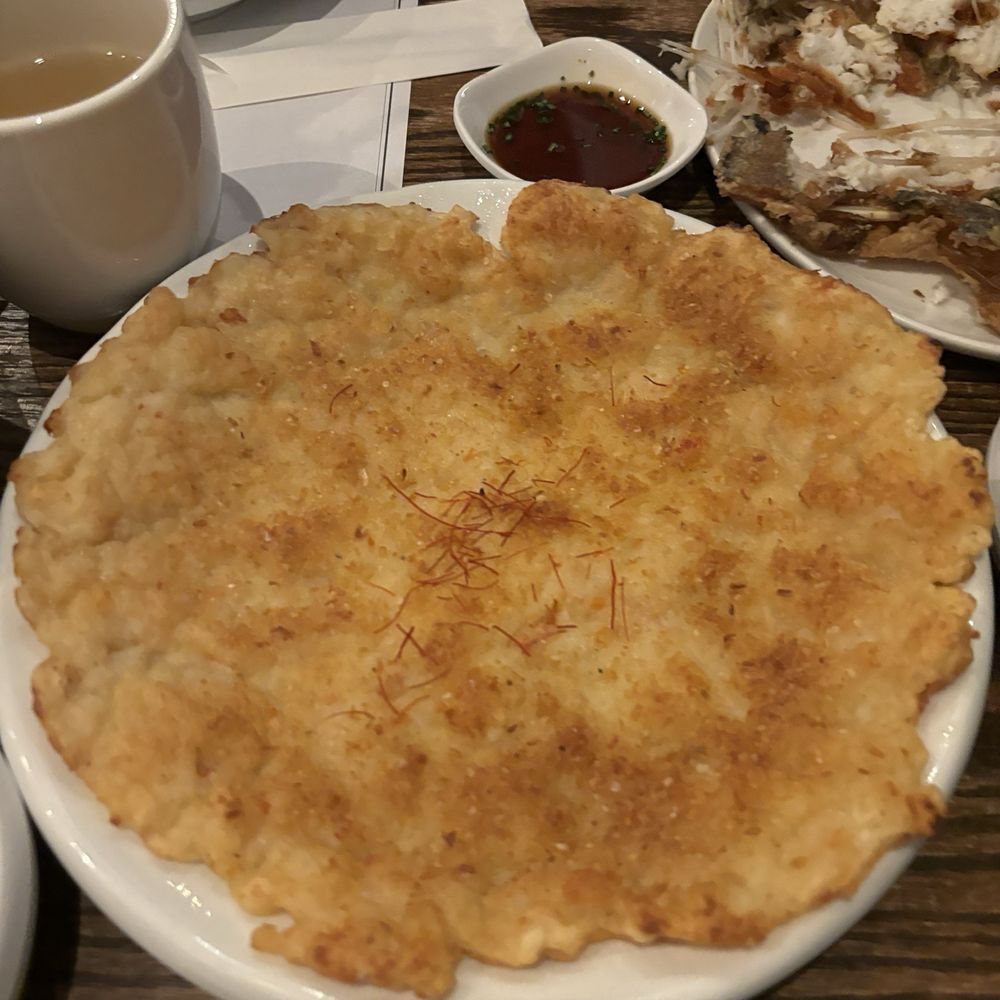 Sam Woo Jung - Red shrimp pancake - Korean Near Me - New York, New York Sam Woo Jung - Red shrimp pancake - Korean Near Me - New York, New York