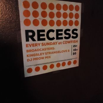 Cowfish Dance Club - a poster for recess - Dance Clubs Near Me - Eugene, Oregon Cowfish Dance Club - a poster for recess - Dance Clubs Near Me - Eugene, Oregon