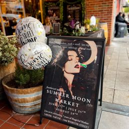 They hosted a summer moon market and it was so much fun! The store stayed open late, they had a DJ, and lots of vendors along the street