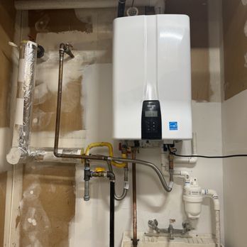 Plumbing Tech - Newly Installed Tankless Water Heater by Plumbing Tech - Plumbing Near Me - San Jose, California
