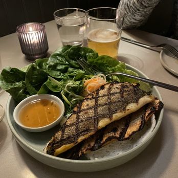 Peridot - Branzino with "bánh hỏi" and lettuce - Vietnamese Near Me - Ann Arbor, Michigan Peridot - Branzino with "bánh hỏi" and lettuce - Vietnamese Near Me - Ann Arbor, Michigan