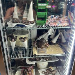 Cones, ice cream sandwiches, and choco tacos