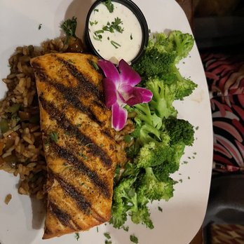 Cafe Barron's - Wasabi Salmon - Cafes Near Me - Longview, Texas