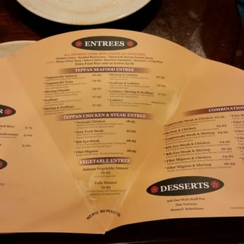Sakura - Le menu - Japanese Near Me - Vienna, Virginia