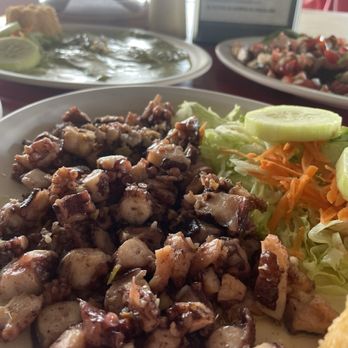 La Palapa del Jarocho - I will dream about this octopus (or pulpo) - Seafood Near Me - Cancún, ROO La Palapa del Jarocho - I will dream about this octopus (or pulpo) - Seafood Near Me - Cancún, ROO