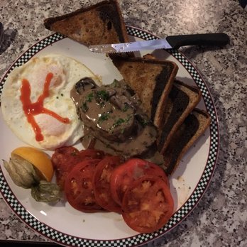 John's Place - I put a K on my eggs with their housemade hot sauce so you would know it was my breakfast. - Breakfast & Brunch Near Me - Victoria, British Columbia John's Place - I put a K on my eggs with their housemade hot sauce so you would know it was my breakfast. - Breakfast & Brunch Near Me - Victoria, British Columbia
