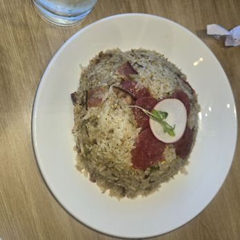 NAM Kitchen - Lomita - Truffle Fried Rice with Chicken and Sausage - Asian Fusion Near Me - Lomita, California NAM Kitchen - Lomita - Truffle Fried Rice with Chicken and Sausage - Asian Fusion Near Me - Lomita, California