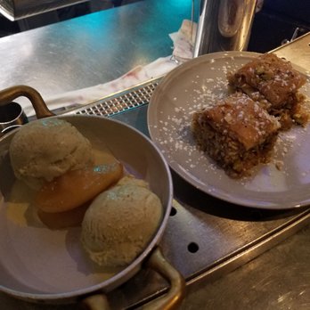 The Barbary - Bay leaf ice cream and baklava - Middle Eastern Near Me - London, XGL The Barbary - Bay leaf ice cream and baklava - Middle Eastern Near Me - London, XGL