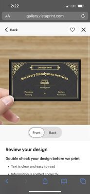 Recover Handyman Services Logo