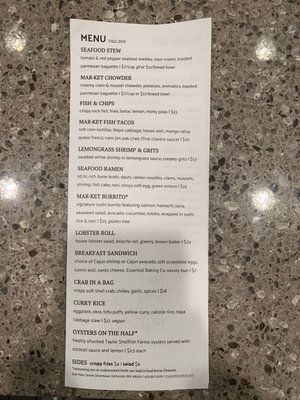 Menu photo 6 MARKET Seafood Eatery Edmonds, WA Menu photo 6 MARKET Seafood Eatery Edmonds, WA