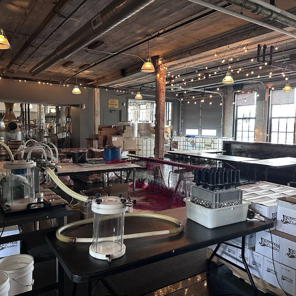 Journeyman Distillery - Bottling area - Venues & Event Spaces Near Me - Three Oaks, Michigan