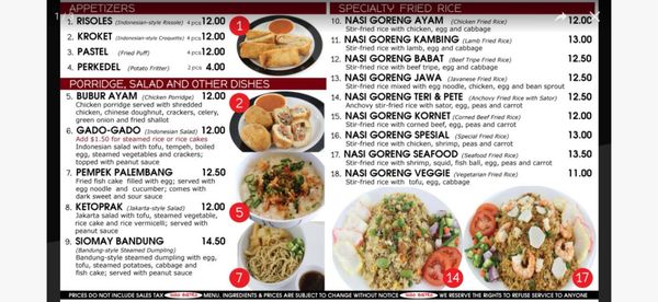 Menu photo 5 Indo Bistro West Covina, CA
