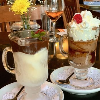 Laperaux Bistro - Vanilla ice cream with chocolate sauce and chocolate mousse- yum - French Near Me - Germantown, Maryland Laperaux Bistro - Vanilla ice cream with chocolate sauce and chocolate mousse- yum - French Near Me - Germantown, Maryland