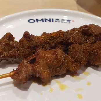 Omni Noodle - Lamb Skewers. Only average. Would rather order some other appetizers next time. - Noodles Near Me - Toronto, Ontario