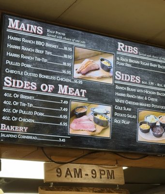 Menu photo 1 Harris BBQ Coalinga, CA