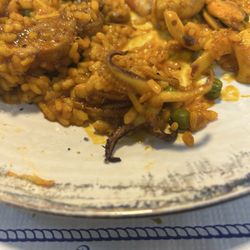 El Dorado - Some of the seafood in paella