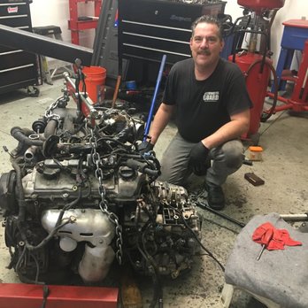 Wolfson Automotive - Engine and transmission are removed together with the front frame to replace a leaking crankshaft seal on this customer's Lexus - Auto Repair Near Me - Phoenix, Arizona Wolfson Automotive - Engine and transmission are removed together with the front frame to replace a leaking crankshaft seal on this customer's Lexus - Auto Repair Near Me - Phoenix, Arizona