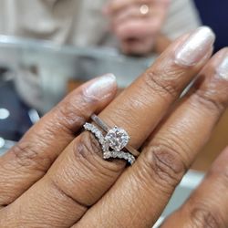 D. Geller & Son - Beautiful wedding band, but not the one I ultimately picked! (Engagement solitaire ring not from D. Geller).