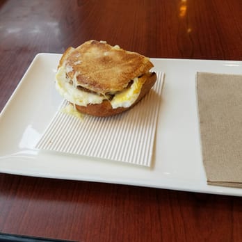 Panera Bread - This is how the breakfast sandwich was presented. - Sandwiches Near Me - Olympia, Washington