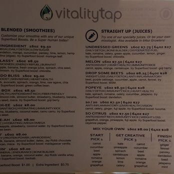 Elite Week: Vitality Tap - Menu Card - Back - Yelp Events Near Me - San Diego, California Elite Week: Vitality Tap - Menu Card - Back - Yelp Events Near Me - San Diego, California