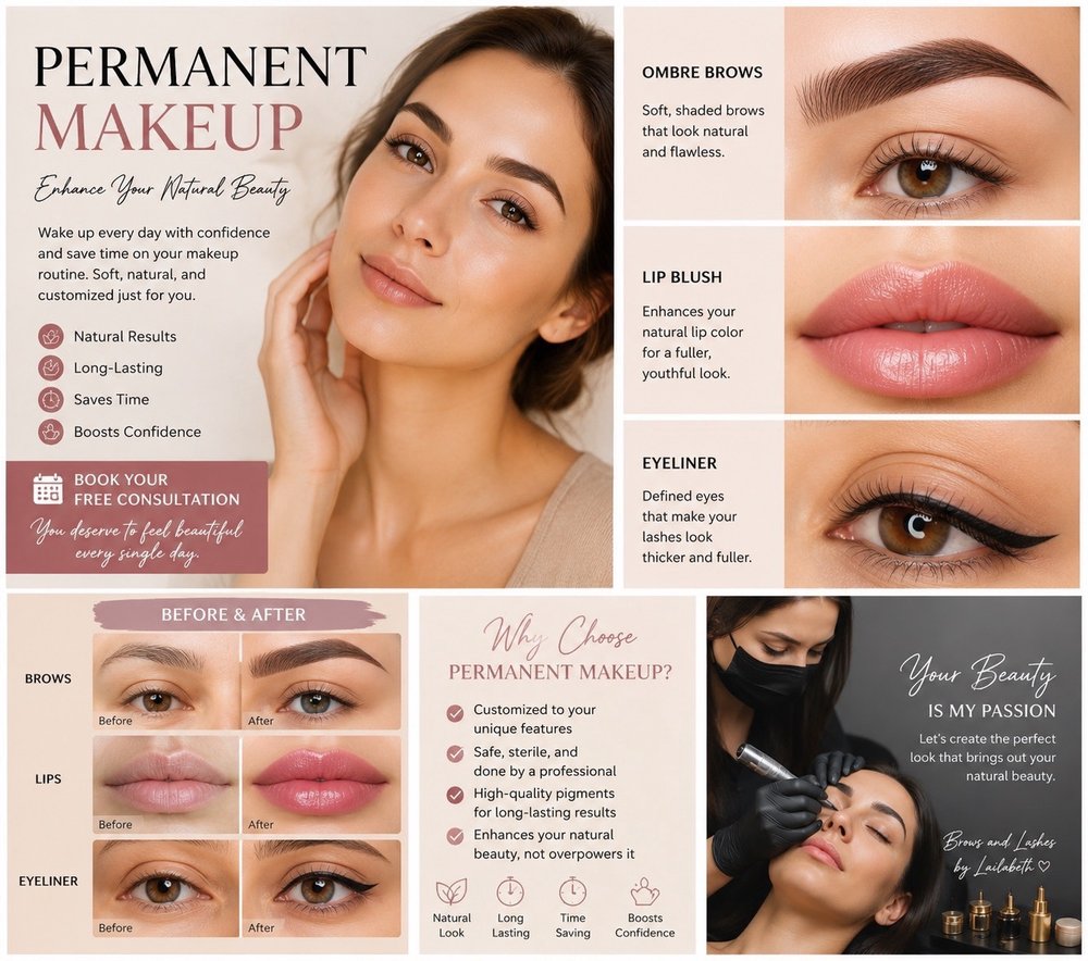 Brow and Lash by Lailabeth Logo