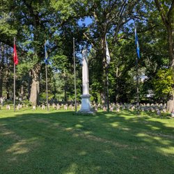 Woodland Cemetery & Arboretum - Civil War Monument in Woodland Cemetery, Dayton