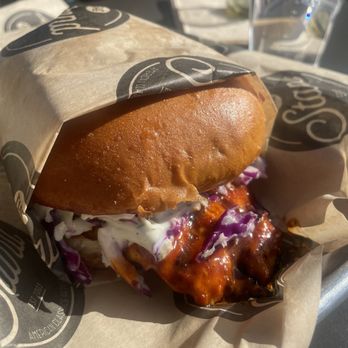 The Stand - American Classics Redefined - Barbecue grilled chicken, burger with chips inside! - New American Near Me - Irvine, California
