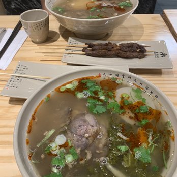 Mogouyan Hand-Pulled Noodles - top: mogouyan class beef noodles bottom: beef noodles with pickled mustard - Noodles Near Me - Toronto, Ontario